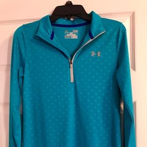 Girl’s Under Armour half zip pullover size Y Large